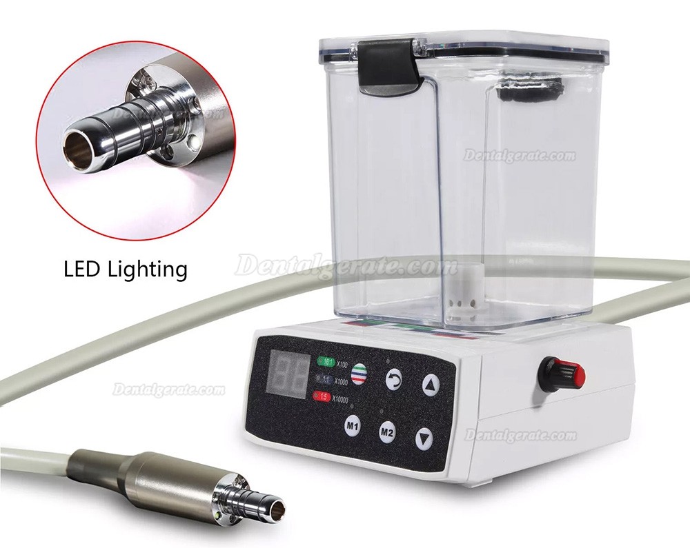 Dental B&uuml;rstenloser Elektrischer Mikromotor mit LED und Wassertank